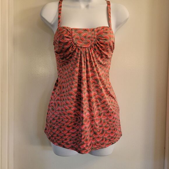 Trina Turk tank top 100% silk Size L - Picture 1 of 5
